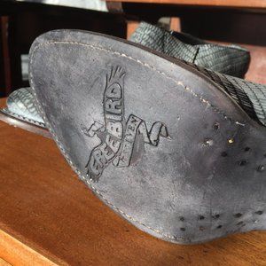 Freebird by Steven Shae blue snake shoe